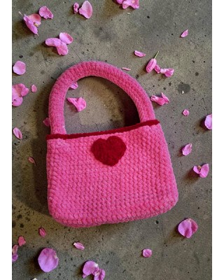 -ROSELYA- handmade bag fluffy