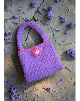 -LAVELYA- handmade bag fluffy