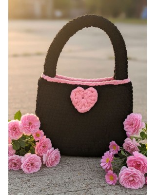 -RAVELYA- handmade bag fluffy