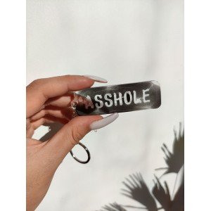 Χειροποίητο Μπρελόκ "ASSHOLE"