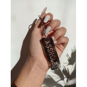 Χειροποίητο Μπρελόκ "ASSHOLE"