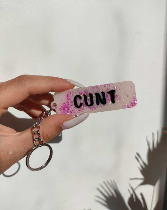 Χειροποίητο Μπρελόκ "CUNT"