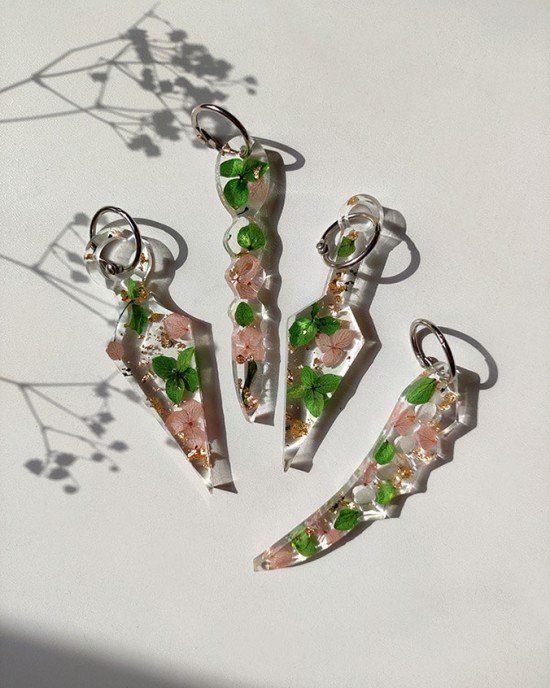 Χειροποίητα μπρελόκ "EDENKAI" kunai