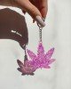 Χειροποίητο Μπρελόκ "PINK MARIJUANA"
