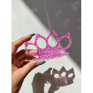 Χειροποίητη Ρητινογροθιά -GLISARA- με μύτες, από υγρό γυαλί