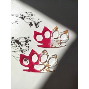 Χειροποίητη Ρητινογροθιά -ROZAVYN- με μύτες, από υγρό γυαλί