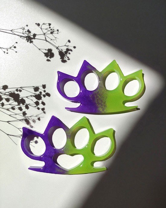 Χειροποίητη Ρητινογροθιά -SYLVARIS- με μύτες, από υγρό γυαλί