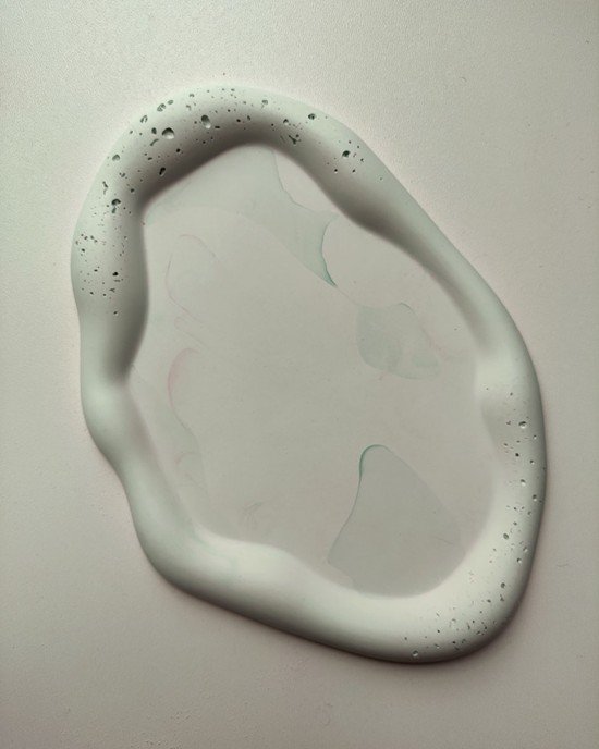 Χειροποίητος Δίσκος πορσελάνης -ELOWEN- λαχανί