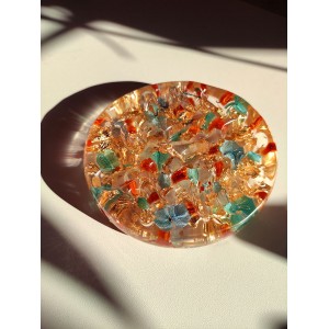 Χειροποίητος δίσκος - MELIORA - Υγρό γυαλί