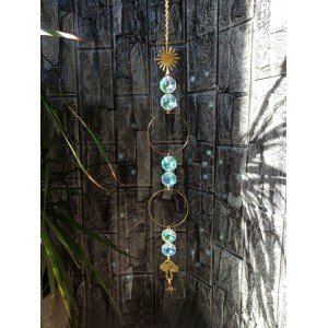 Χειροποίητο Suncatcher -MUSHROOM MAGIC-