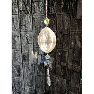 Suncatcher -WHITE BUTTERLFY V- υγρό γυαλί