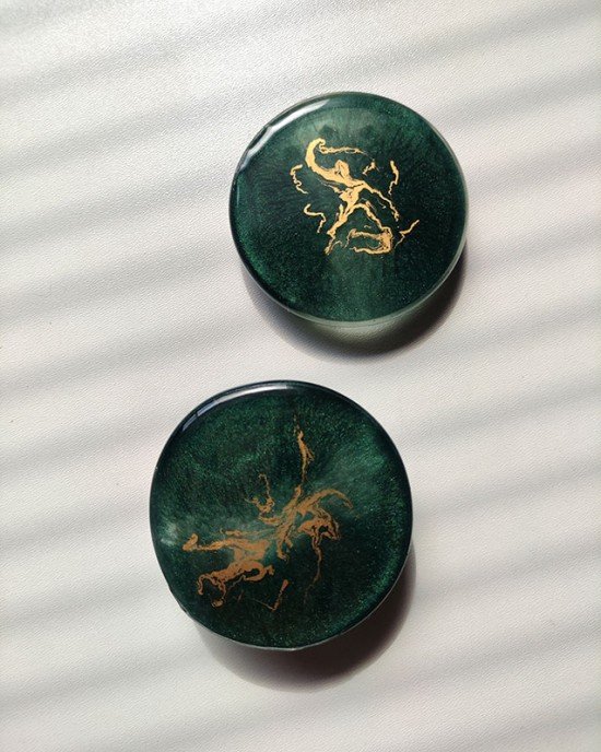 Χειροποίητο Grinder -VIRIDIAN- υγρό γυαλί