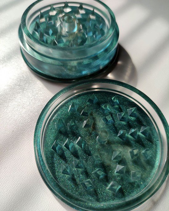 Χειροποίητο Grinder -VIRIDIAN- υγρό γυαλί