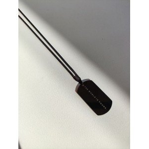 Κολιέ -THE WORLD IS YOURS BLACK-