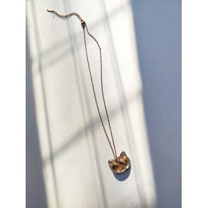 Χειροποίητο κολιέ -LAVENDER CAT- 