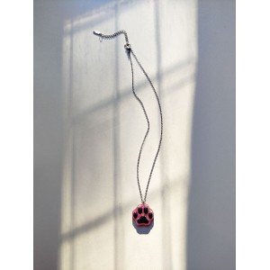 Χειροποίητο κολιέ -GLITTER PAW-