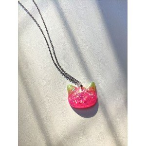 Χειροποίητο κολιέ -FUNKY CAT-