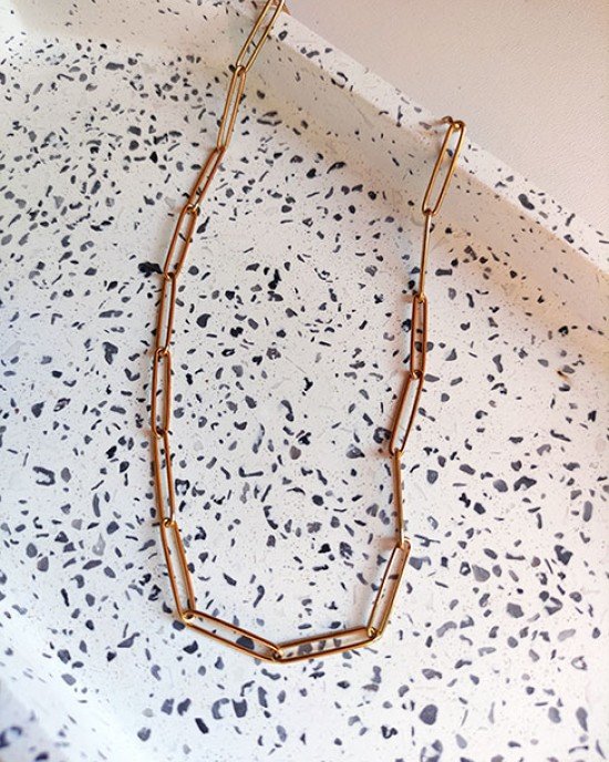 Αλυσίδα -MARILYS GOLD- Ανοξείδωτο ατσάλι