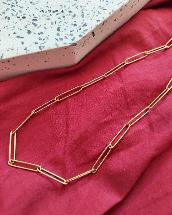 Αλυσίδα -MARILYS GOLD- Ανοξείδωτο ατσάλι