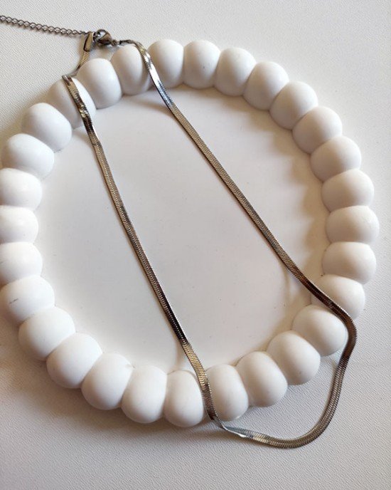 Αλυσίδα -SILVER SNAKE- Ανοξείδωτο ατσάλι