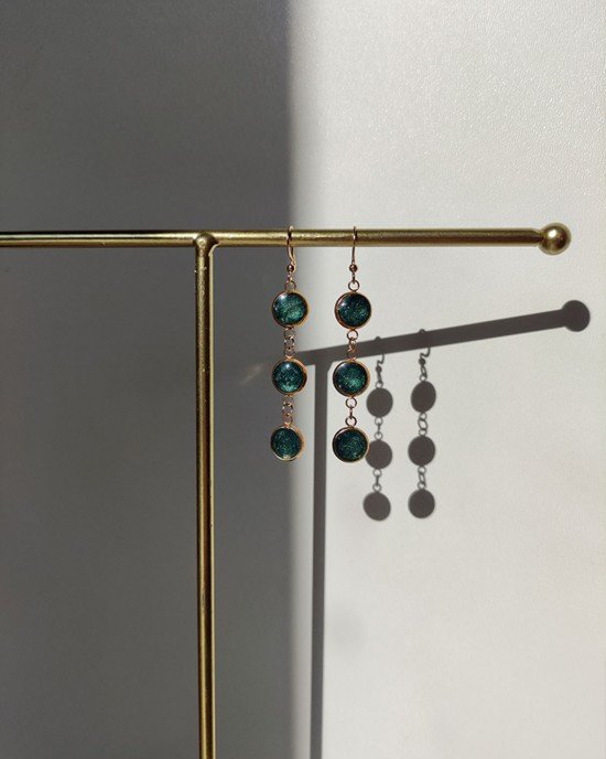 Χειροποίητα Σκουλαρίκια -ESMERIA- ανοξείδωτο ατσάλι