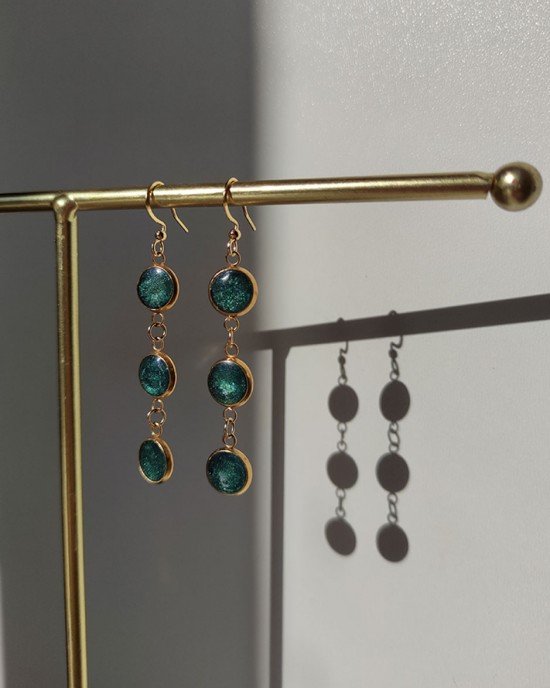 Χειροποίητα Σκουλαρίκια -ESMERIA- ανοξείδωτο ατσάλι