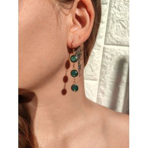 Χειροποίητα Σκουλαρίκια -ESMERIA- ανοξείδωτο ατσάλι