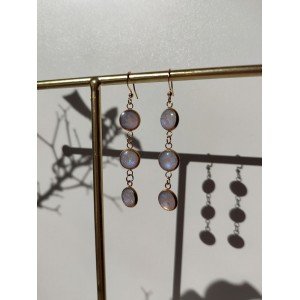 Χειροποίητα Σκουλαρίκια -LUNIELLE- ανοξείδωτο ατσάλι