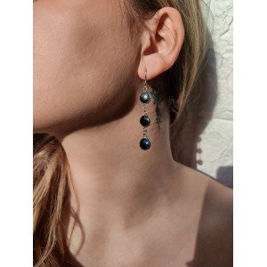 Χειροποίητα Σκουλαρίκια -NOCTELLE- ανοξείδωτο ατσάλι