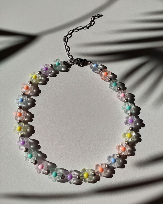 Χειροποίητο κολιέ -FLORISIA- 