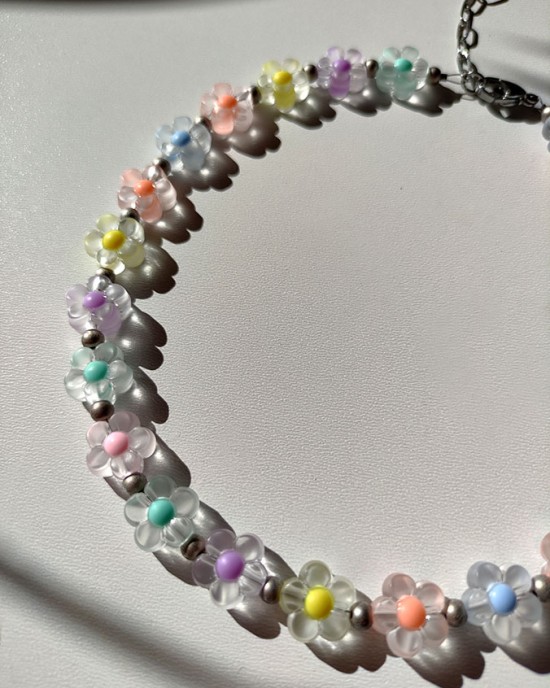 Χειροποίητο κολιέ -FLORISIA- 