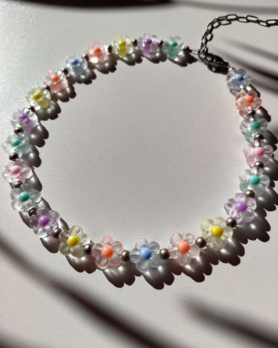 Χειροποίητο κολιέ -FLORISIA- 