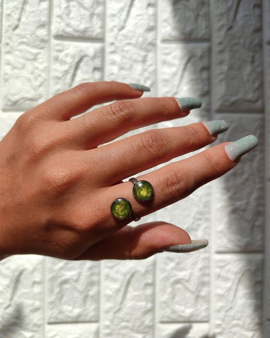 Χειροποίητο Δαχτυλίδι -FOREST- ρυθμιζόμενο