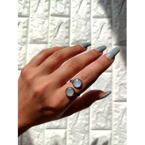 Χειροποίητο Δαχτυλίδι -MOON- ρυθμιζόμενο