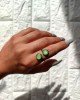 Χειροποίητο δαχτυλίδι -MOSS- ρυθμιζόμενο